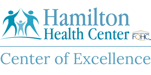 logo for Hamilton Health Center's Center of Excellence